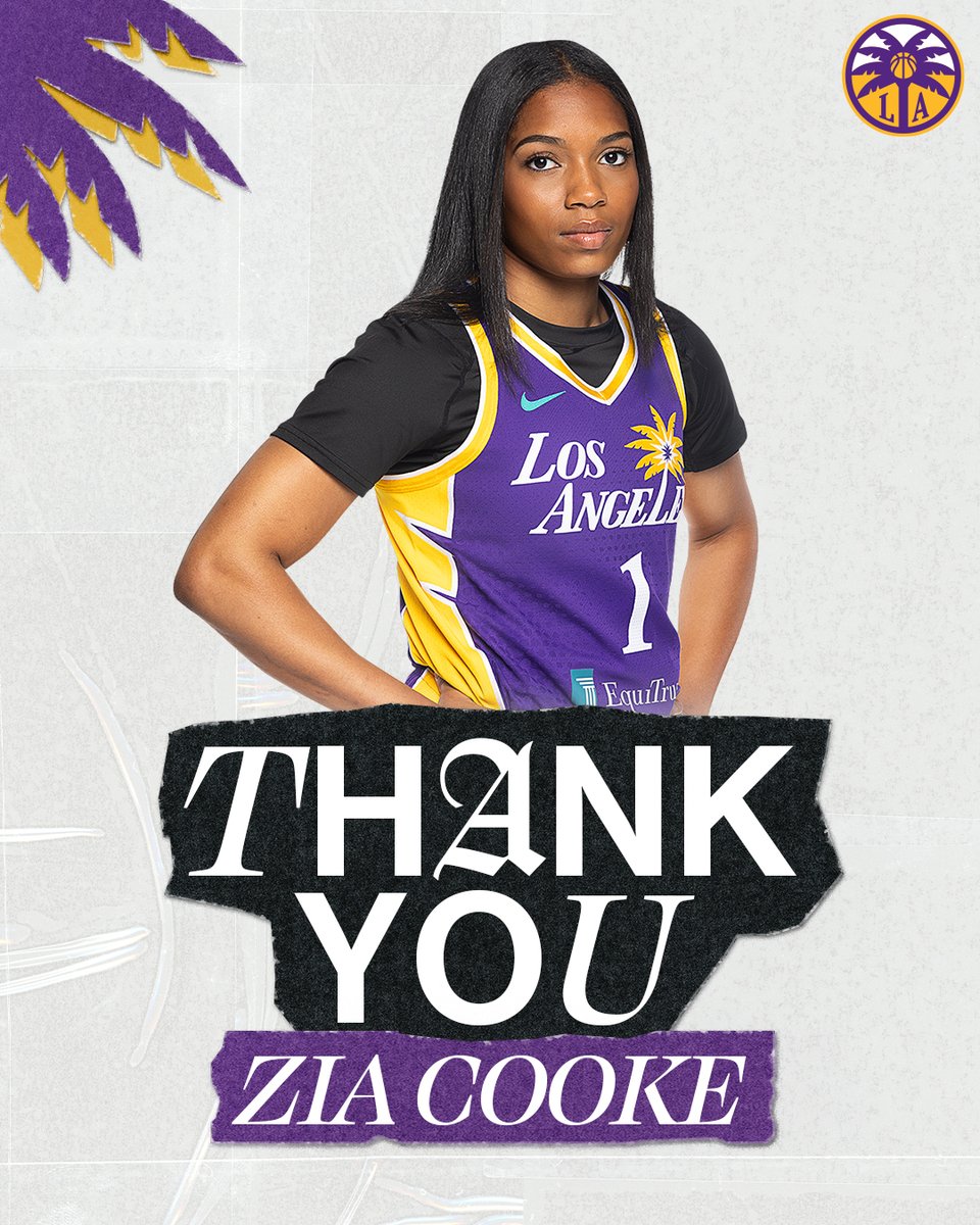 LASparks's tweet image. Thank you, Zia, for all your contributions to the Sparks.
