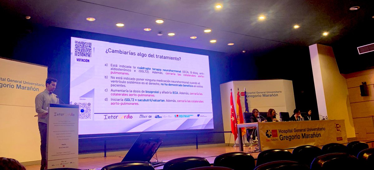 Participación de nuestros residentes en el tradicional curso BMV, (ahora Intercardio) entre Clínico Universitario de Valladolid, Gregorio Marañón y Vall d’Hebron.

La Dra. Andrea Oña en el bloque de rehabilitación y el Dr. Javier Gómez en el bloque de C. Congénitas.