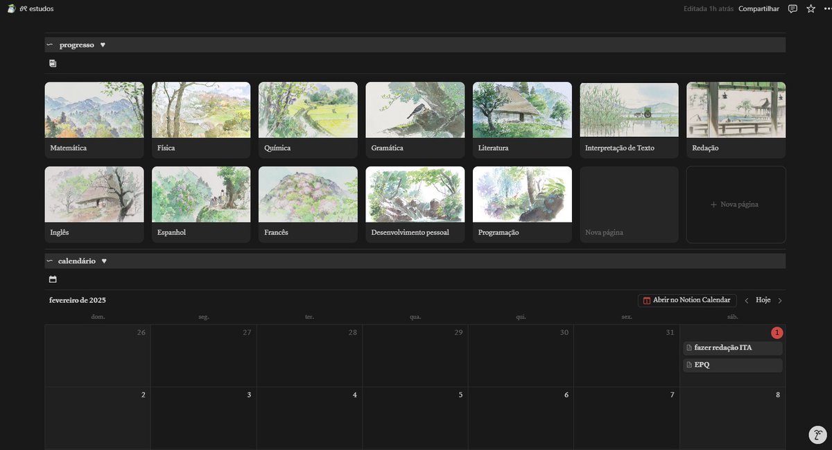 petulniaa's tweet image. eu amo passar horas arrumando os templates do notion💗