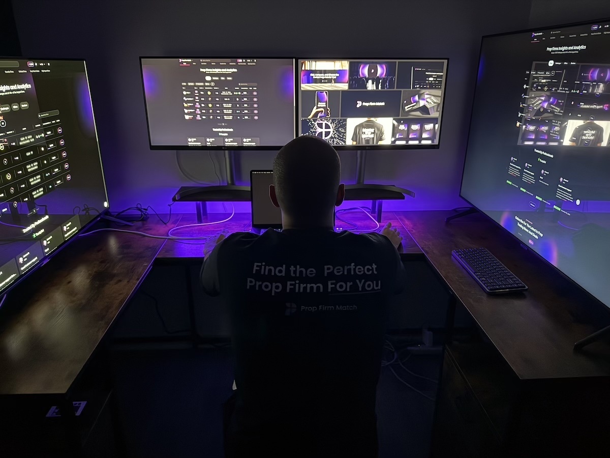 PropFirmMatch's tweet image. What&apos;s @JohnPFM up to? 👀