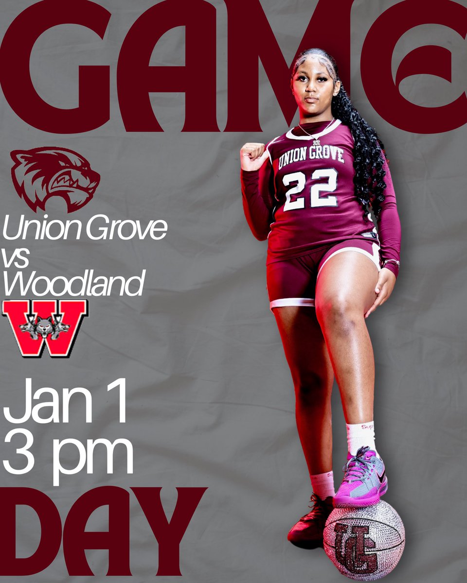 Maegan Symone Jenkins #22 (@maegan_symone22) on Twitter photo โ๏ธItโs a Region Gameday โ๏ธ!!! Come out today and support <a href="/UnionGroveWBB/">Union Grove WBB</a>
๐: Woodland High School ๐บ
๐: at Woodland HS
โ๏ธ: 3:00 PM ET
๐๏ธ:GoFan: gofan.co/event/2339734
๐: UG WBB Stats on MaxPreps: t.maxpreps.com/3V8sMBI
@uniongrovewbb, <a href="/CorinneW34/">CorinneW34</a>,
@pro_movement1, โ๏ธItโs a Region Gameday โ๏ธ!!! Come out today and support <a href="/UnionGroveWBB/">Union Grove WBB</a>
๐: Woodland High School ๐บ
๐: at Woodland HS
โ๏ธ: 3:00 PM ET
๐๏ธ:GoFan: gofan.co/event/2339734
๐: UG WBB Stats on MaxPreps: t.maxpreps.com/3V8sMBI
@uniongrovewbb, <a href="/CorinneW34/">CorinneW34</a>,
@pro_movement1,