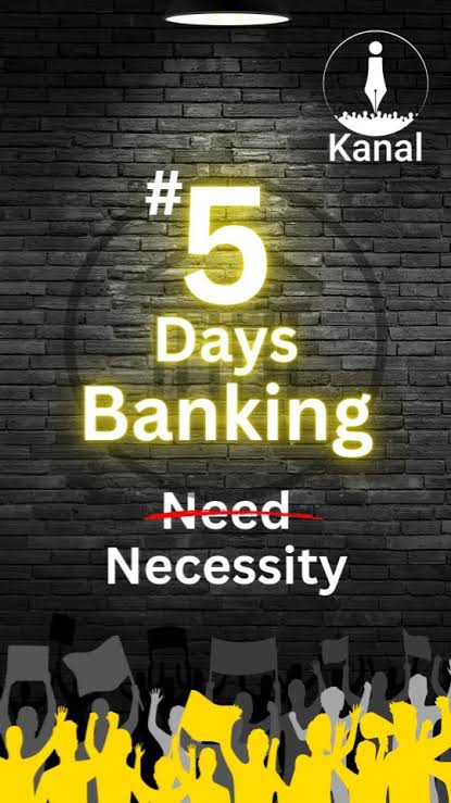 5Days Banking is necessity for bankers now.
#5DaysBanking should be implemented as soon as possible <a href="/DFS_India/">DFS</a> 
<a href="/aiboc_in/">All India Bank Officers' Confederation (AIBOC)</a> <a href="/nilesh_pawar15/">Nilesh Pawar</a> <a href="/fboioa_india/">Federation of Bank of India Officers' Associations</a>