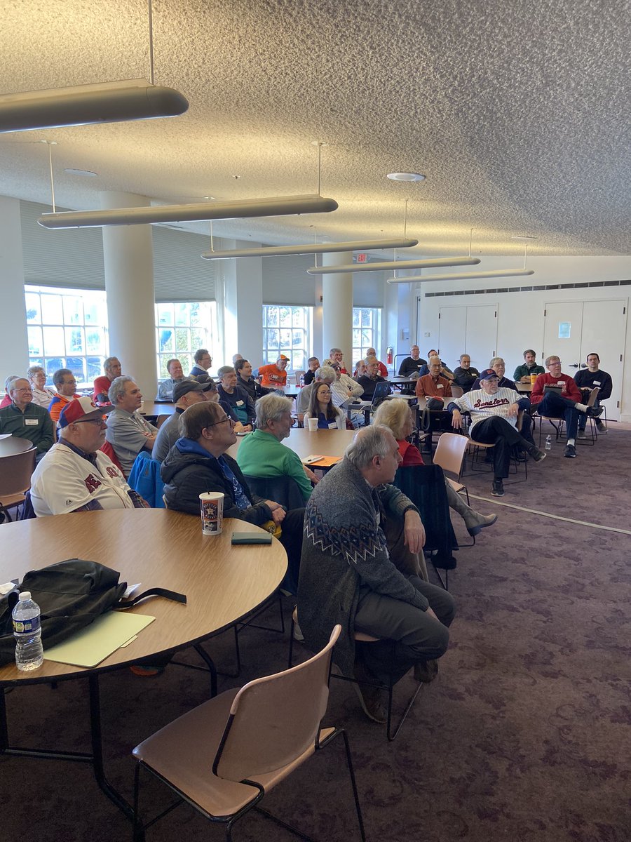 And so it begins…Bob Davids annual <a href="/SABR/">SABR</a> Day meeting! It’s a great day for some baseball!