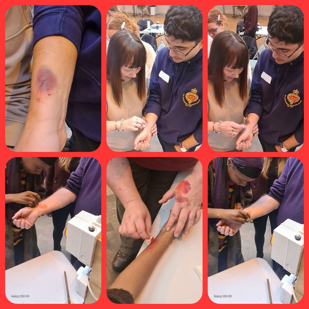 CFHMLD's tweet image. The sessions this afternoon have been centered around scenario's and competitions.

Getting out the make up caused abit of a frenzy!

@ArmyCadetsHoW @GLSESSFATO @OC_13Coy @WestAcf @YOULondon1 @GLRFCA @ACF_NELondon @Cadets_london 

#RealisticTraining
#LifeSaving
#EmergencySkills