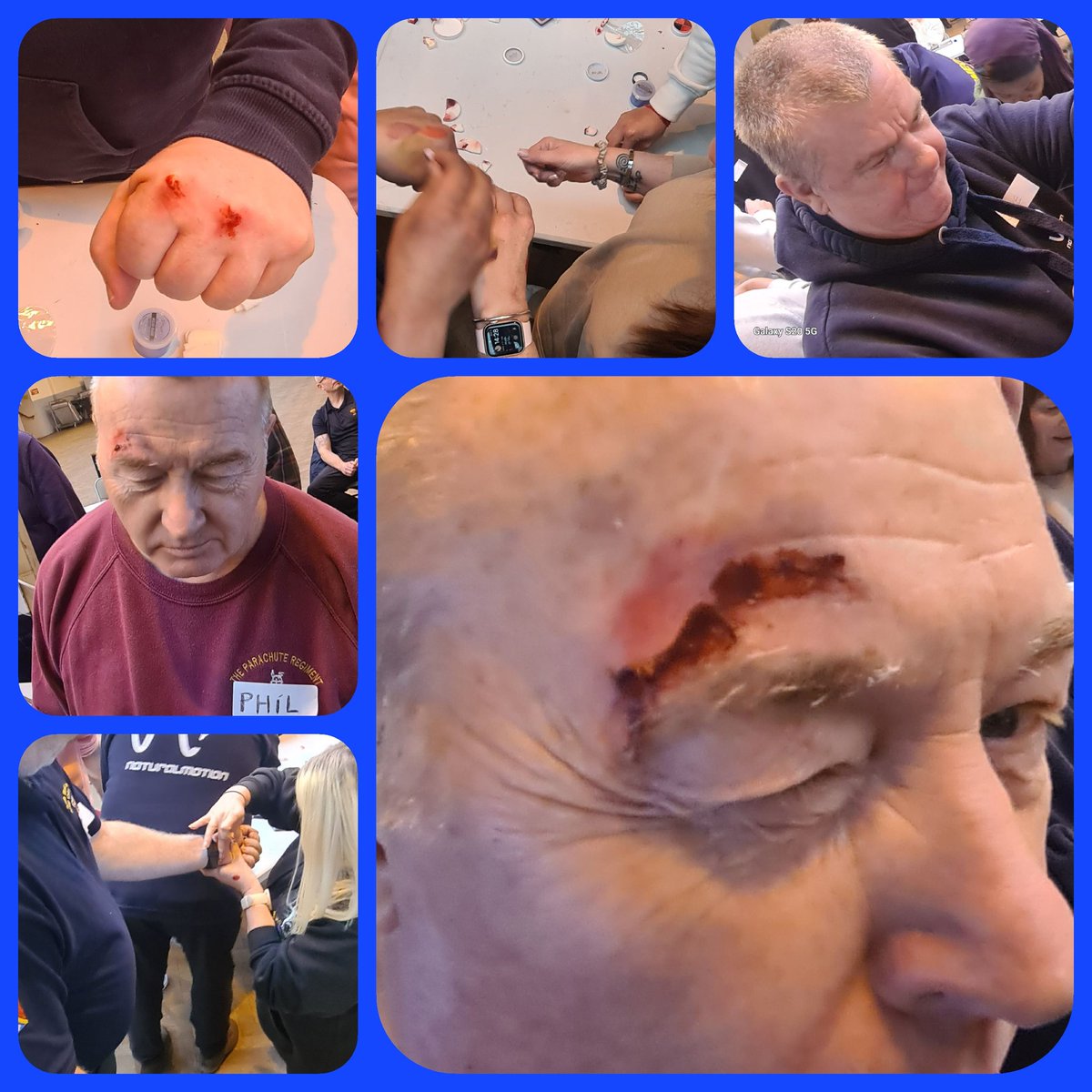 CFHMLD's tweet image. The sessions this afternoon have been centered around scenario's and competitions.

Getting out the make up caused abit of a frenzy!

@ArmyCadetsHoW @GLSESSFATO @OC_13Coy @WestAcf @YOULondon1 @GLRFCA @ACF_NELondon @Cadets_london 

#RealisticTraining
#LifeSaving
#EmergencySkills