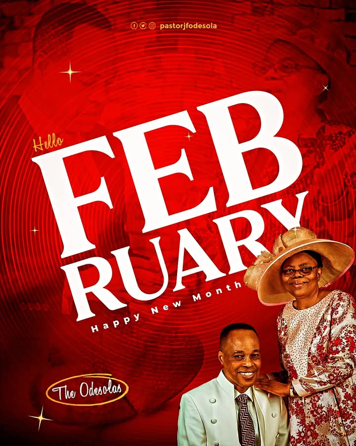 PastorJFOdesola's tweet photo. Beloved, Happy New Month.
The glory of the Lord shall abide with you and all yours this month in the mighty name of Jesus.
Stay blessed. https://t.co/bcA0xqomve