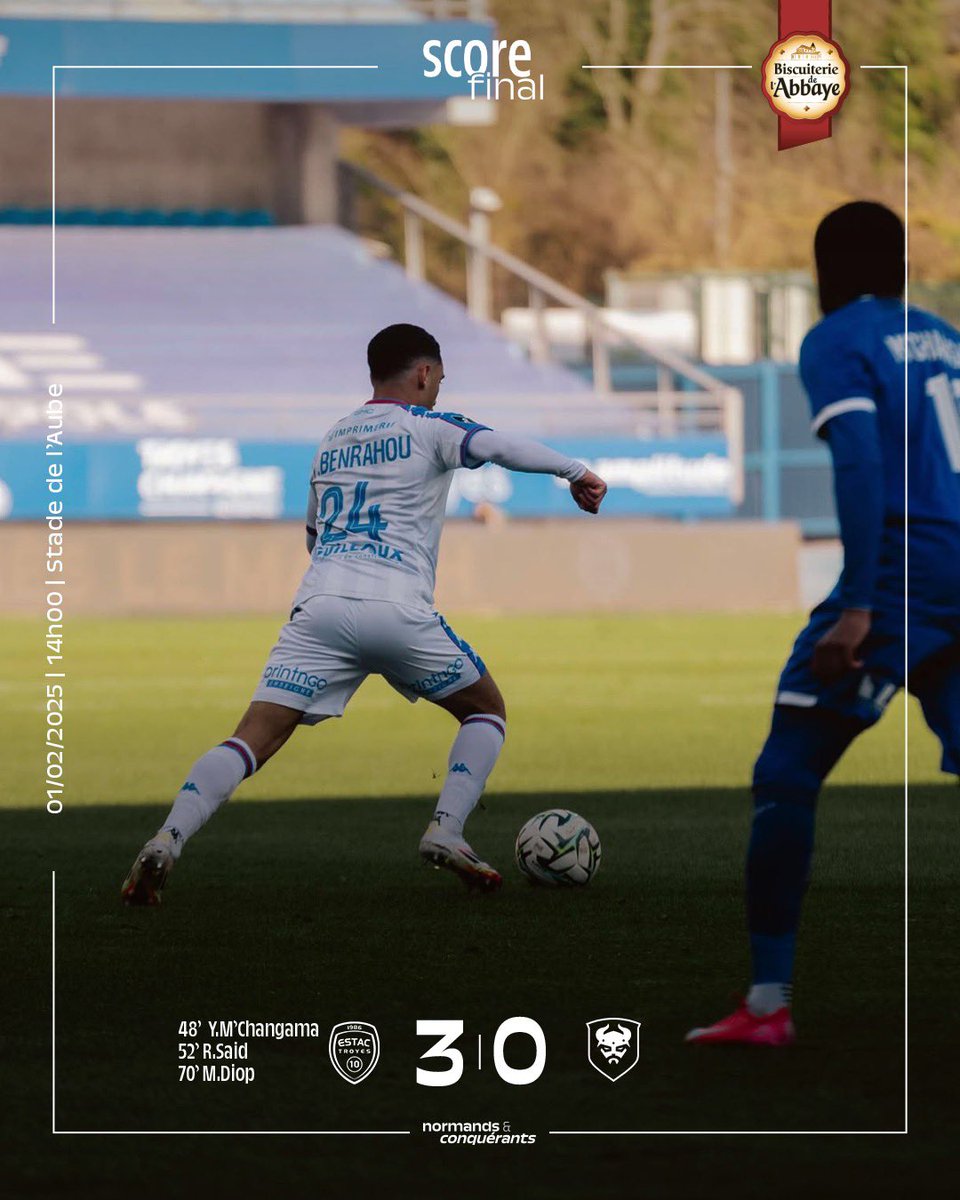 SMCaen's tweet photo. ⏹️ Terminé. 

#SMCaen #TeamSMC #ESTACSMC https://t.co/bpD7ThK1vv
