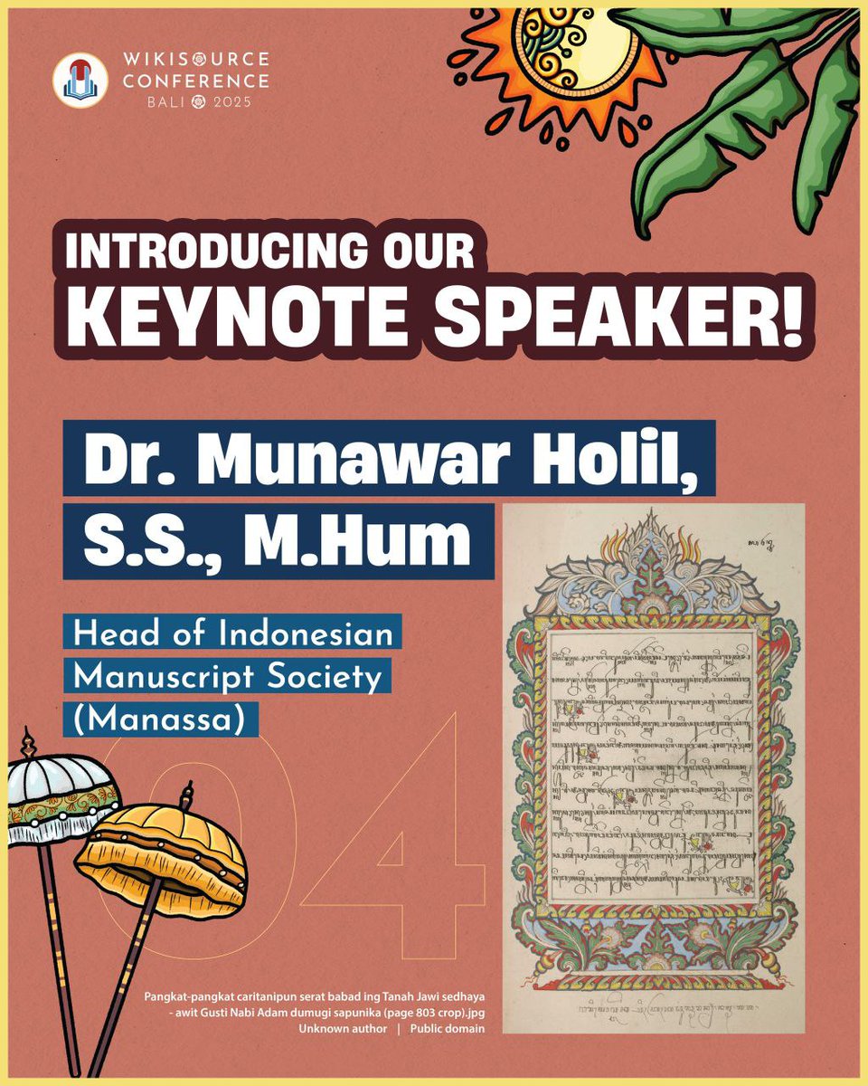 Wikisource Conference tweet media