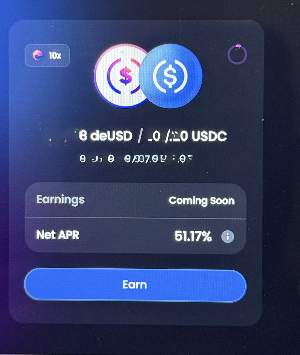 1billyone's tweet photo. @0xfluid @elixir Earnings
Coming Soon -❓ https://t.co/z4mnjlEjW9
