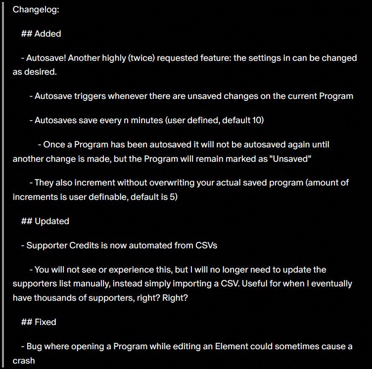 HypnoExe's tweet image. Hypno.exe January Releases

This month saw a small QoL improvement for supporters, while the public release gets autosave and more.

Supporters:

patreon.com/posts/121265...

subscribestar.adult/posts/1702220

Public:

patreon.com/posts/121264...

subscribestar.adult/posts/1658841

#release