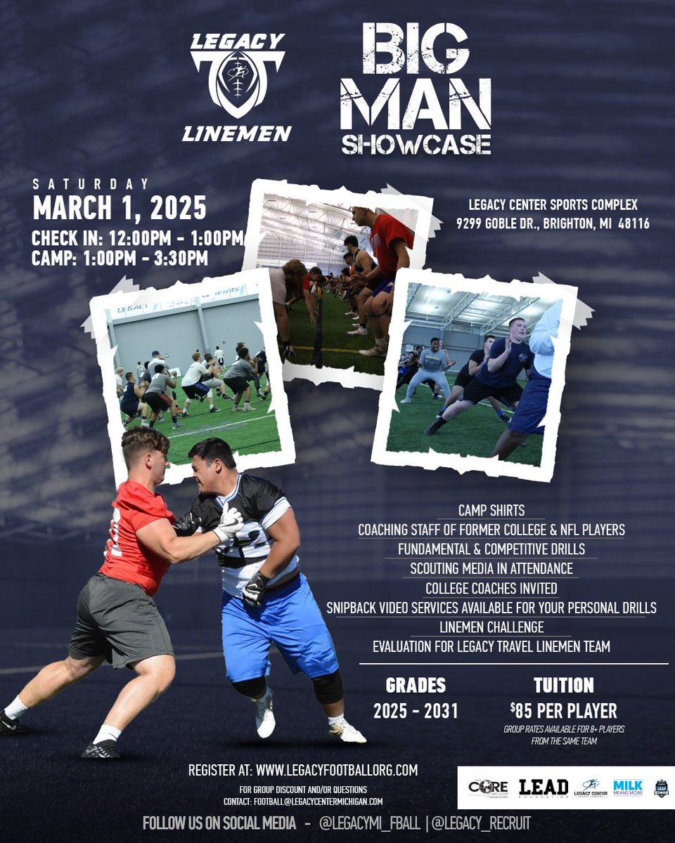 Legacy Football Organization (@legacymi_fball) on Twitter photo 