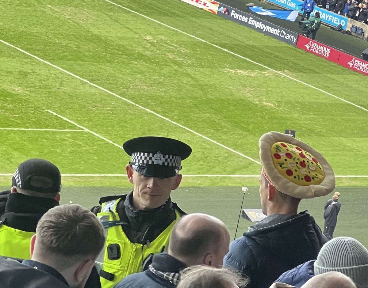 Malcolm Robertson (@mrobertson) on Twitter photo Scottish police and Italian counterpart at Murrayfield. Scottish police and Italian counterpart at Murrayfield.