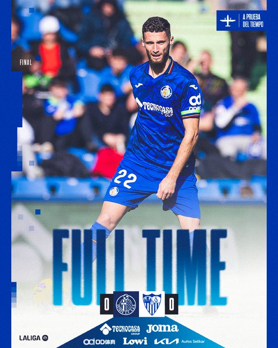 Termina el partido en el Coliseum. Fuente: X GETAFE CF
