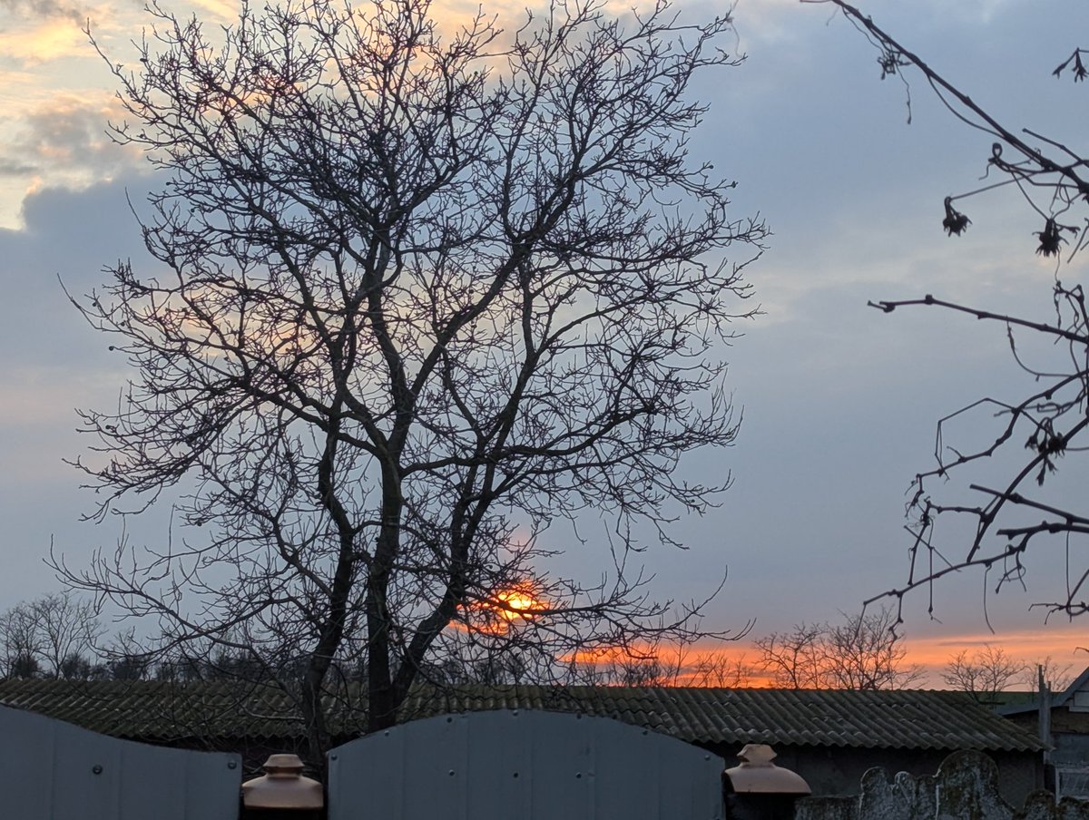 crosshairs111's tweet image. The #sky burns with shades of red as the sun sets 🔥🌅

#RedSunset #FierySky #GoldenHour #NatureMagic #sunsetfire #sunset #clouds #GOT7_NESTFEST_Day2 #sun #SaturdayVibes
