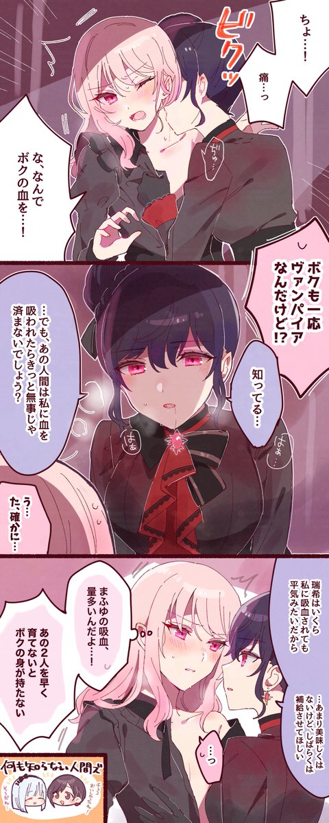 ヴァンパイア❄️🎀と人間🎼🎨パロ(幻覚) 
