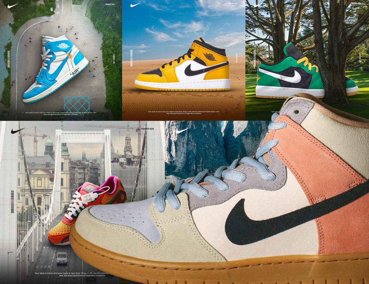 mrhasib429's tweet photo. Experimenting with Nike sneaker manipulation design! Pushing creative boundaries with surreal compositions—what do you think? 

#SneakerArt #NikeDesign #CreativeManipulation #socialmediadesign #socialmediapost #sneakerdesign #shoesdesign #Brighton #RoyalRumble #CandaceOwens https://t.co/3YVmVopeqC