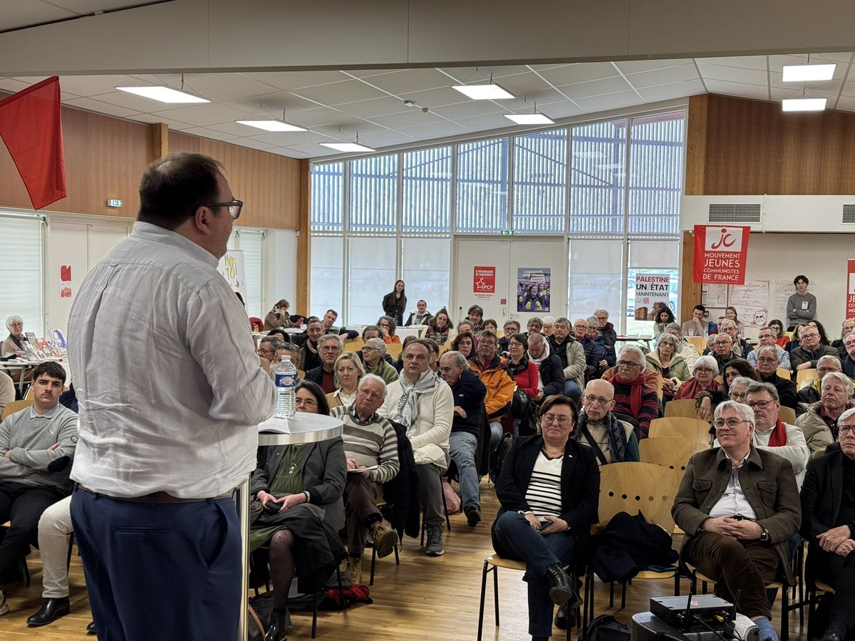 fabien_gay's tweet image. Merci aux camarades @PCF37 d’Indre et Loire pour leur accueil et d’avoir invité toute la gauche pour ce meeting pour la Paix nécessaire dans le contexte international que nous connaissons. Plus que jamais les voix de #Paix doivent s’élever !
@humanite_fr