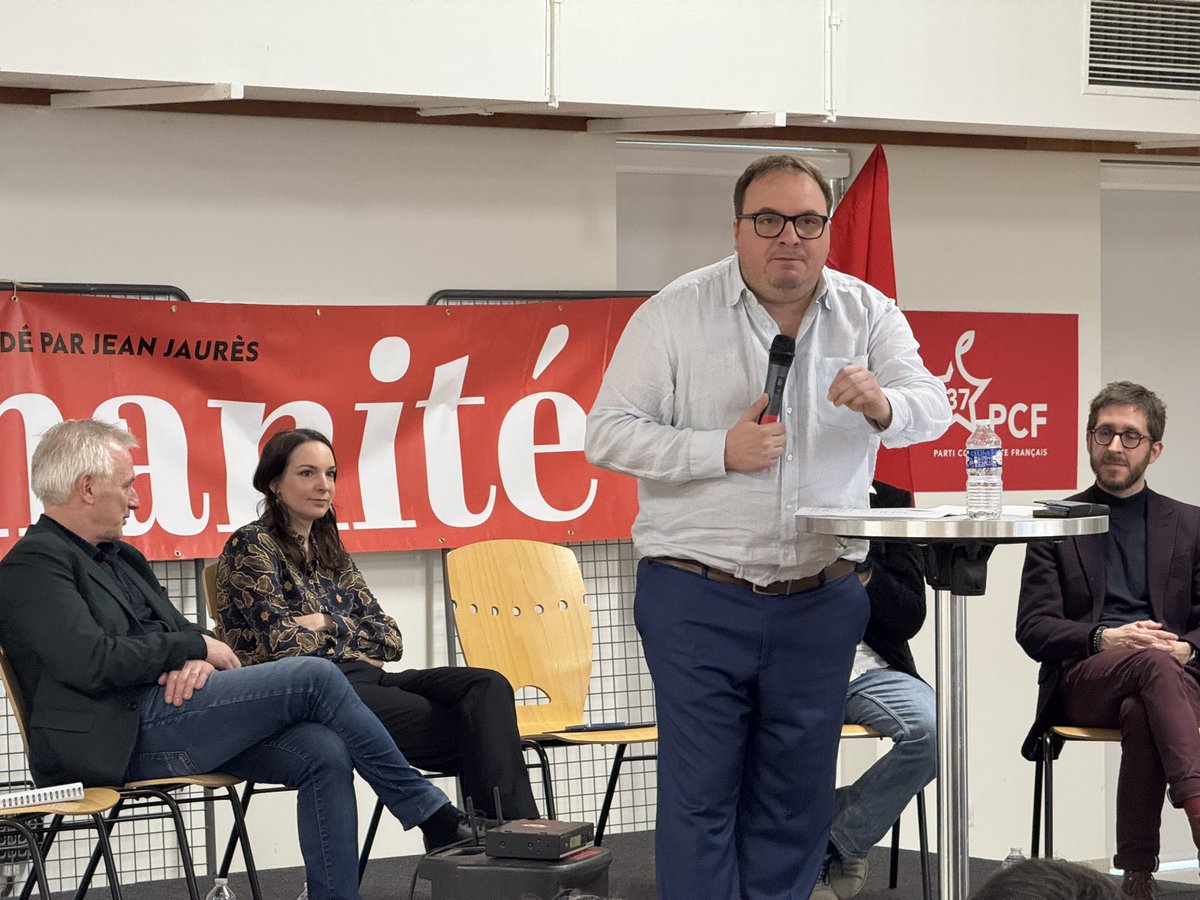 fabien_gay's tweet image. Merci aux camarades @PCF37 d’Indre et Loire pour leur accueil et d’avoir invité toute la gauche pour ce meeting pour la Paix nécessaire dans le contexte international que nous connaissons. Plus que jamais les voix de #Paix doivent s’élever !
@humanite_fr