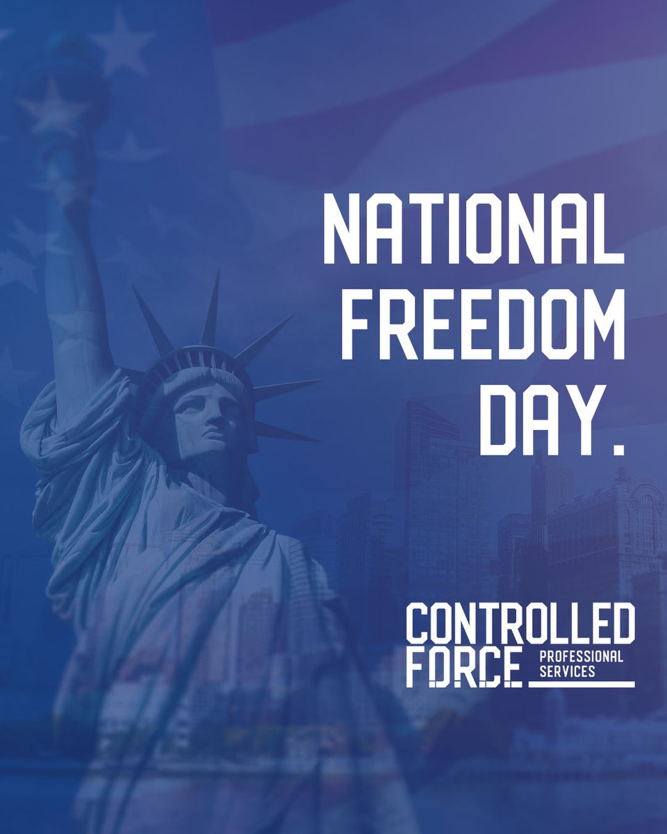 ControlledFORCE's tweet image. Today, we honor National Freedom Day! 🇺🇸

Happy National Freedom Day! 🇺🇸 Stay safe, stay aware, and stay empowered. 💪

#controlledforce #nationalfreedomday #honorfreedom #safetyfirst #lawenforcement #communitysafety