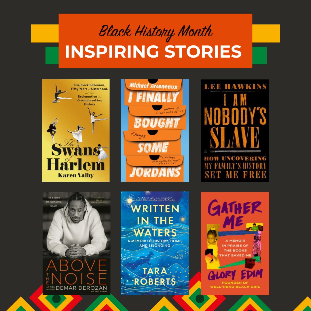 Every February, we honour Black History Month by amplifying Black voices, stories, and experiences. Dive into powerful non-fiction reads that explore resilience, success, identity, and history.

Check out our Black History Month booklist here: bit.ly/3CqYcwk