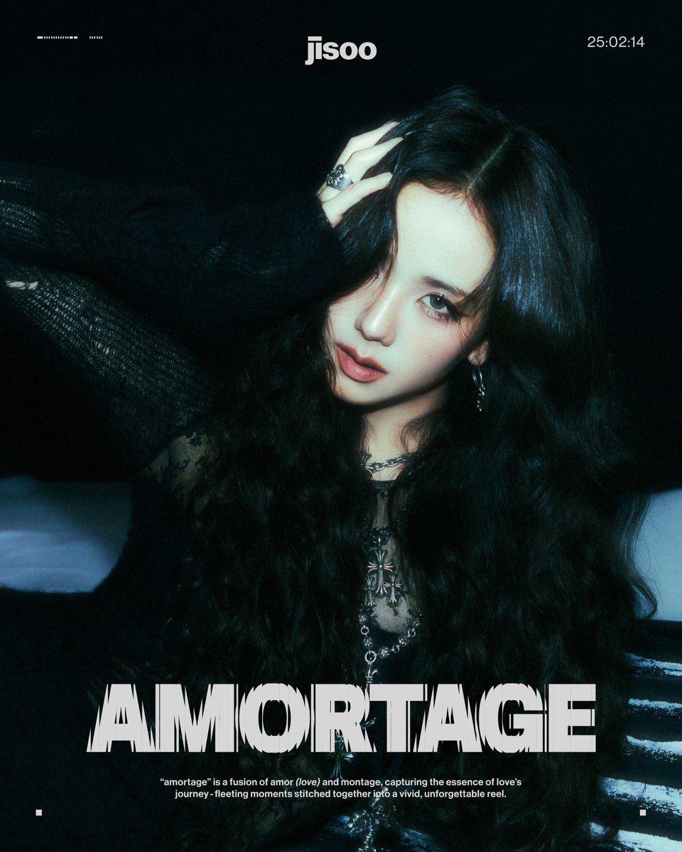 PopBase's tweet photo. JISOO looks seraphic for ‘AMORTAGE.’ Out February 14th. https://t.co/2UiZ9f5dv7
