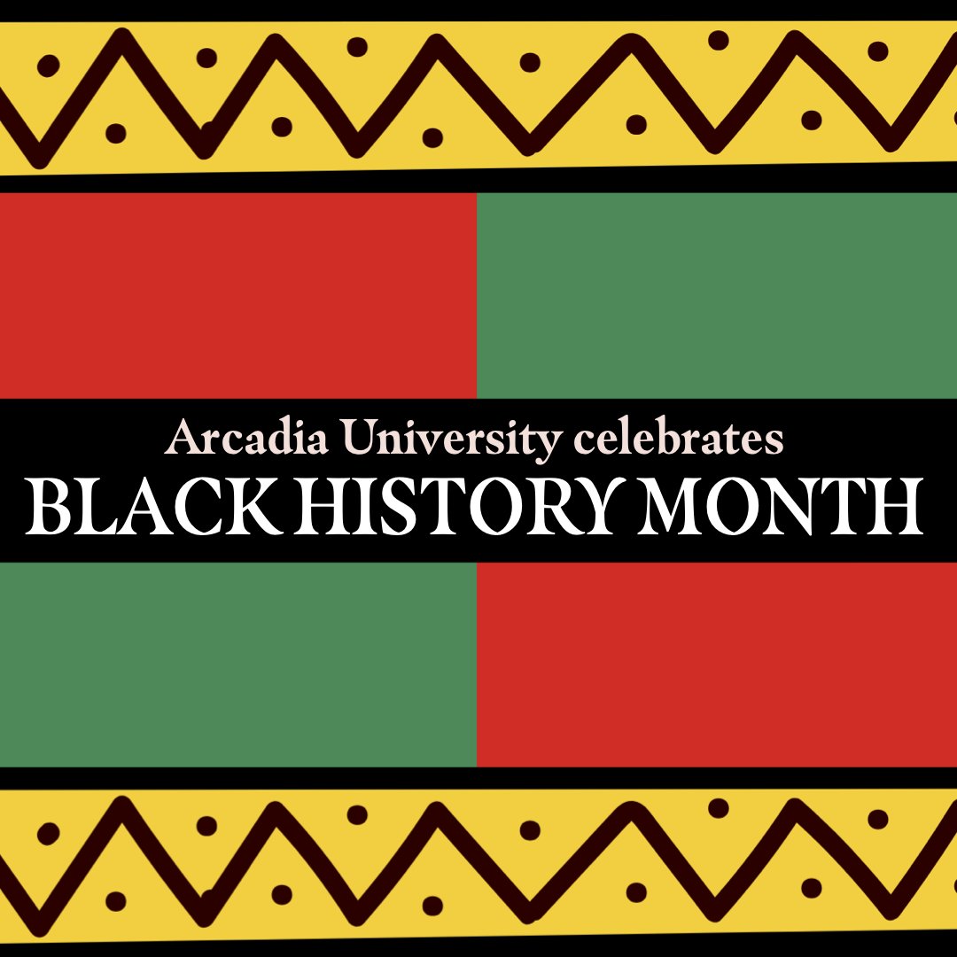 Arcadia University celebrates Black History Month. ❤️💛💚  Follow along as we highlight events, programs, and the incredible stories of our students who are making an impact.