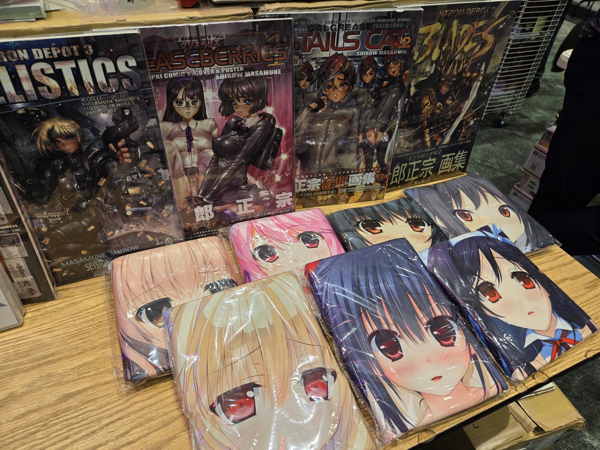 hendane's tweet image. Come see us here at @ohayocon! We got the good stuff. Or the bad stuff. Really we just have degen stuff.