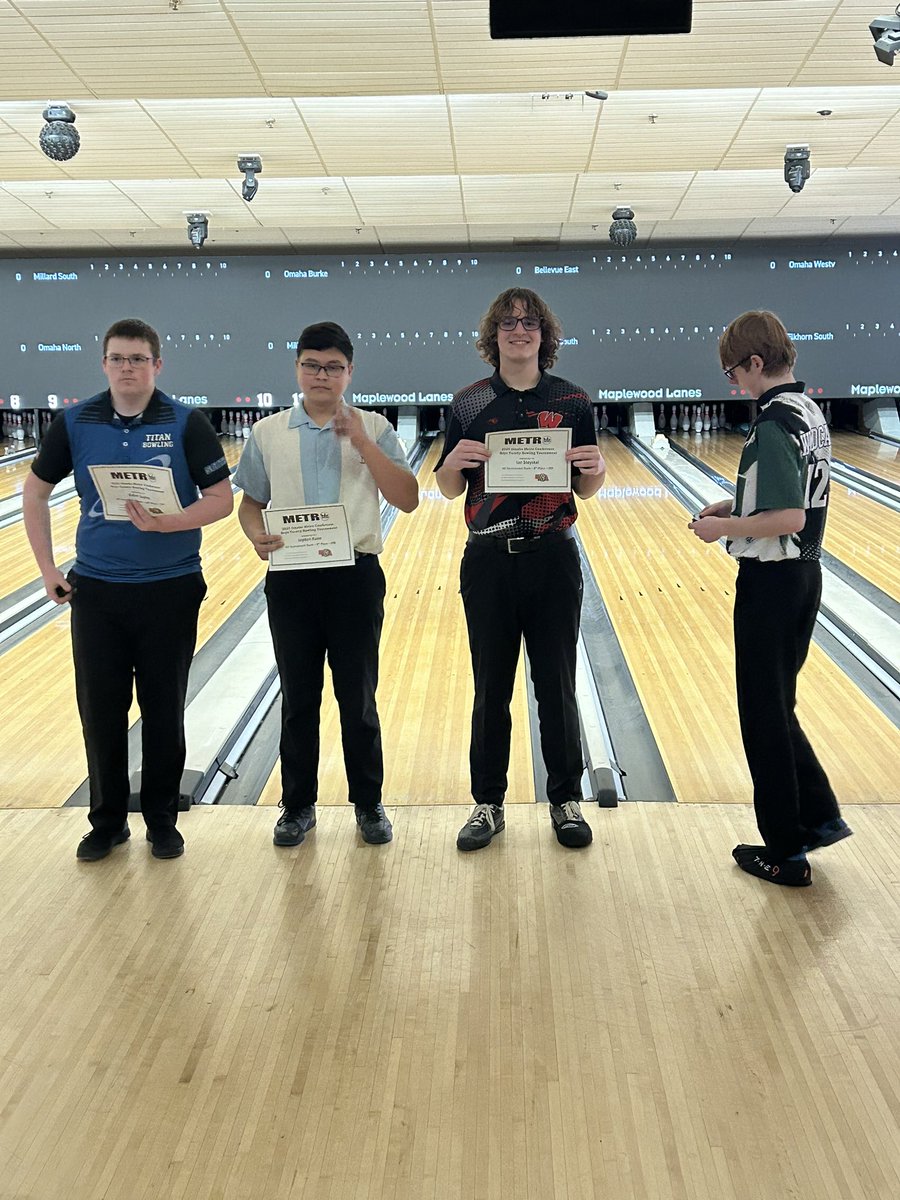We are very proud of senior Ian Steyskal for making the all-tournament team (top 10) at the Metro tournament. Keep up the great work Ian!