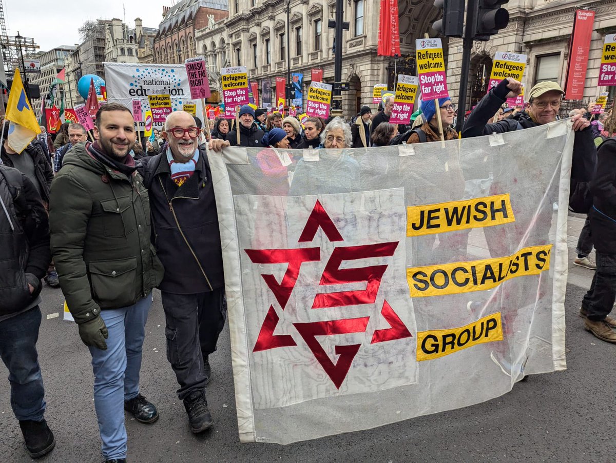 Zack Polanski (@zackpolanski) on Twitter photo At a time of rising hate, it's vital that we all stand together.
When they come for one of us - they come for all of us.
Proud to walk today with <a href="/davidjrosenberg/">David Rosenberg</a> and the <a href="/JewishSocialist/">Jewish Socialist</a> Group! At a time of rising hate, it's vital that we all stand together.
When they come for one of us - they come for all of us.
Proud to walk today with <a href="/davidjrosenberg/">David Rosenberg</a> and the <a href="/JewishSocialist/">Jewish Socialist</a> Group!