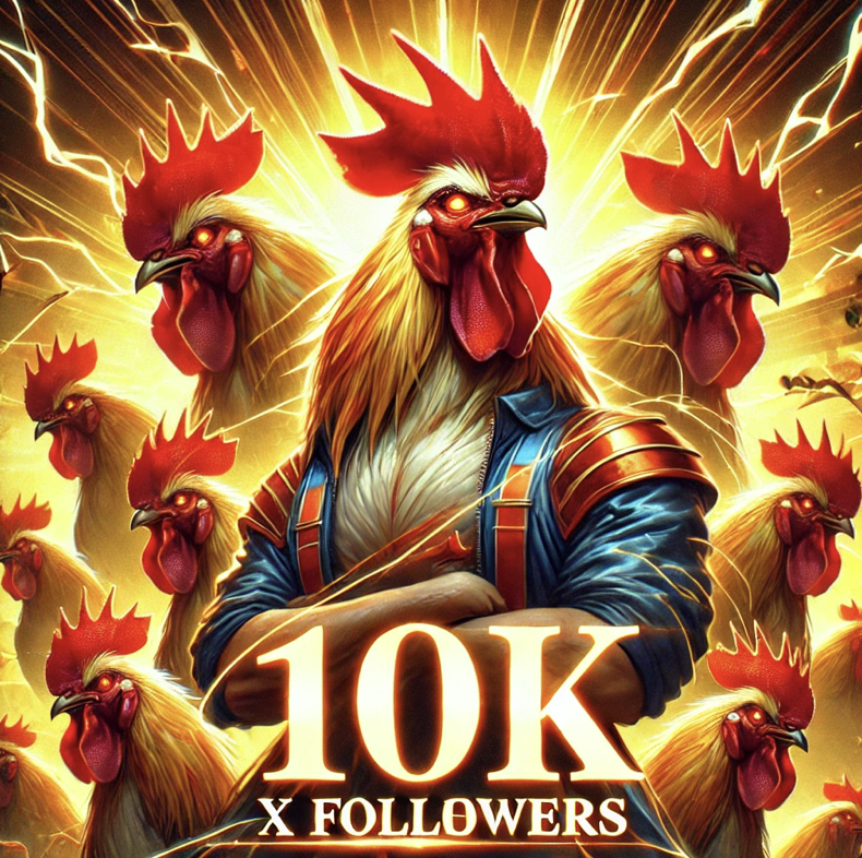 CockCoin_ADA's tweet photo. 🚀🐓 10,000 LEGENDS! 🐓🚀

From nothing, we built a movement. From a few, we became thousands. Now, we stand 10,000 strong—unshaken, unstoppable, and just getting started.

This isn’t just numbers. It’s a statement. A force. A FLOCK that refuses to be ignored.

To every single one of you—thank you. The legend grows from here. We rise together.

Drop a 🔥🐔 if you’re ready for what’s next.

#10KUnstoppable #TheFlockRises #CryptoRevolution