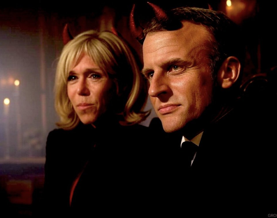 - He or She abused him when he was 14/15.
- She or He was her/his teacher.
- She or He is by definition a pedophile.
- She or he has full control over Macron.
- Trump had compromising documents on Macron's sexual life (related to FBI raid in Mar a Lago), probably related to her
