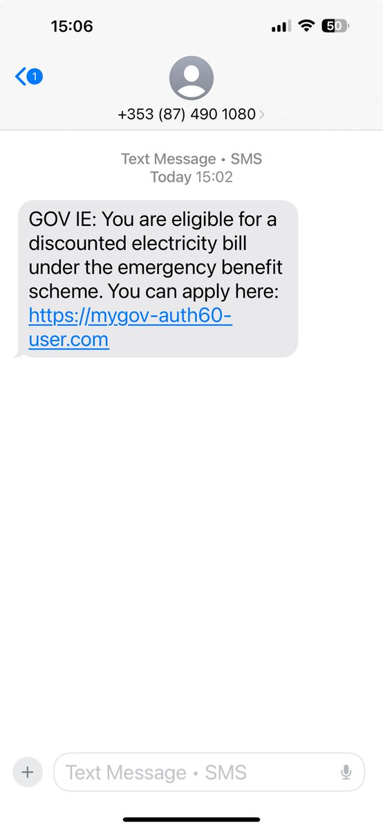 Scammers now targeting folks who have been without electricity for days - do not click.