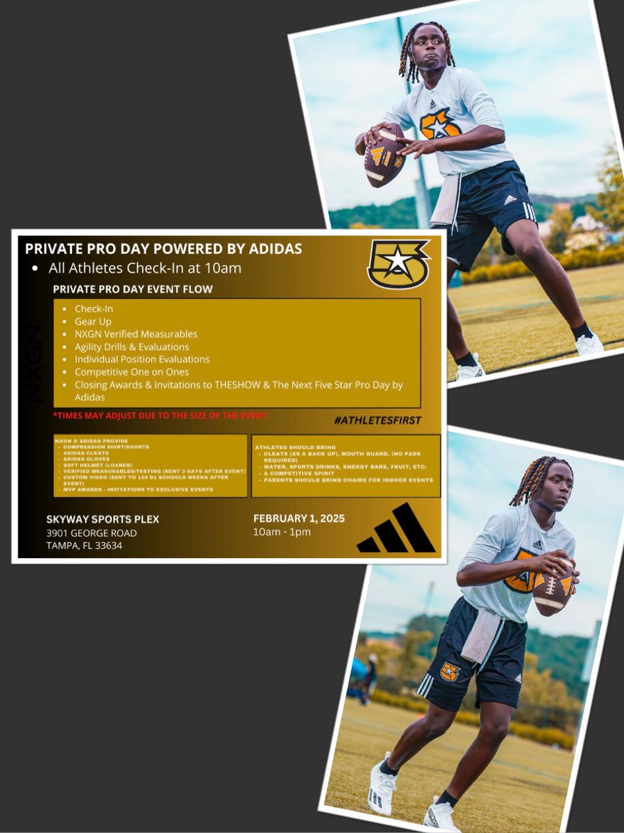 Bmax_thedux's tweet image. So Blessed and Honored to be Invited to compete at the @NxgnCamps Private Pro Day! #GodFamilyEducationSports