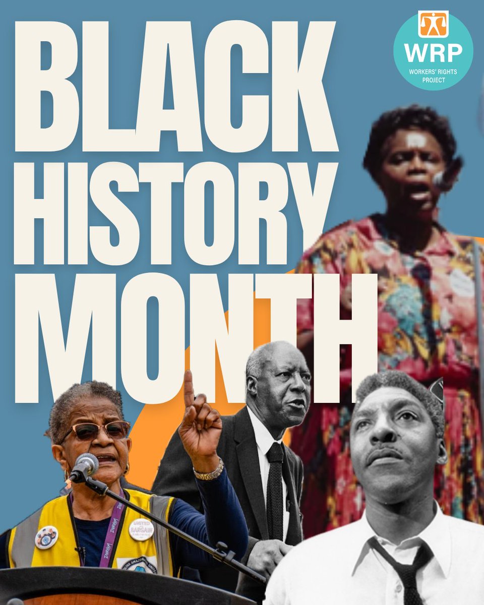 Black workers have always been the backbone of the labor movement—fighting for fair wages, dignity, &amp; justice. This #BlackHistoryMonth, we honor this legacy by organizing and #buildingworkerpower.

Show solidarity—volunteer with <a href="/amazoncause/">CAUSE</a> to support worker organizing!