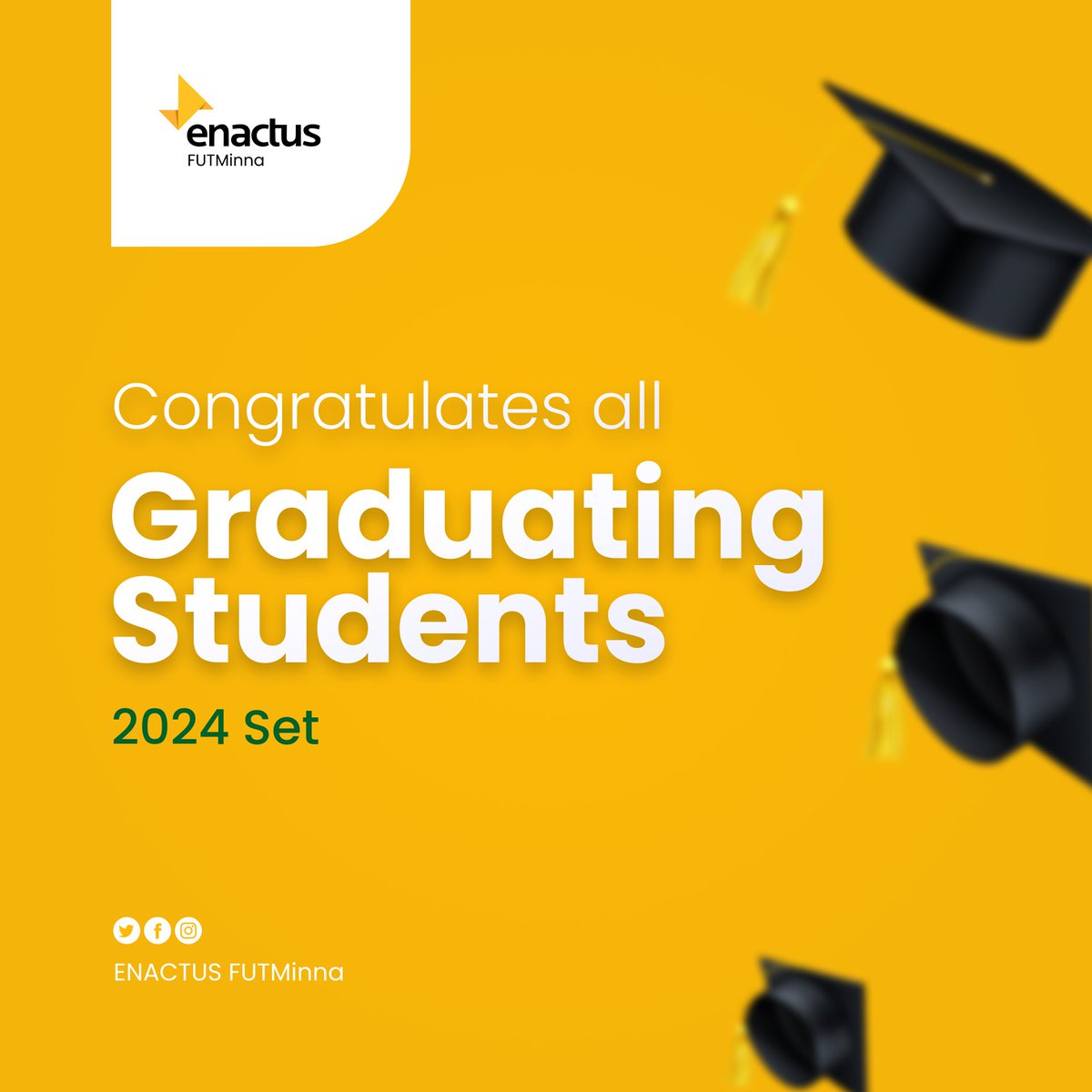 enactusfutmx's tweet photo. Congratulations to the graduating class of FUTMINNA! 🎓✨ Your hard work, dedication, and resilience have brought you to this momentous achievement. Here's to the bright future ahead! 🎉

 #FUTMINNAConvocation #Classof2025 #EnactusFUTMINNA https://t.co/gcG79ujsn7