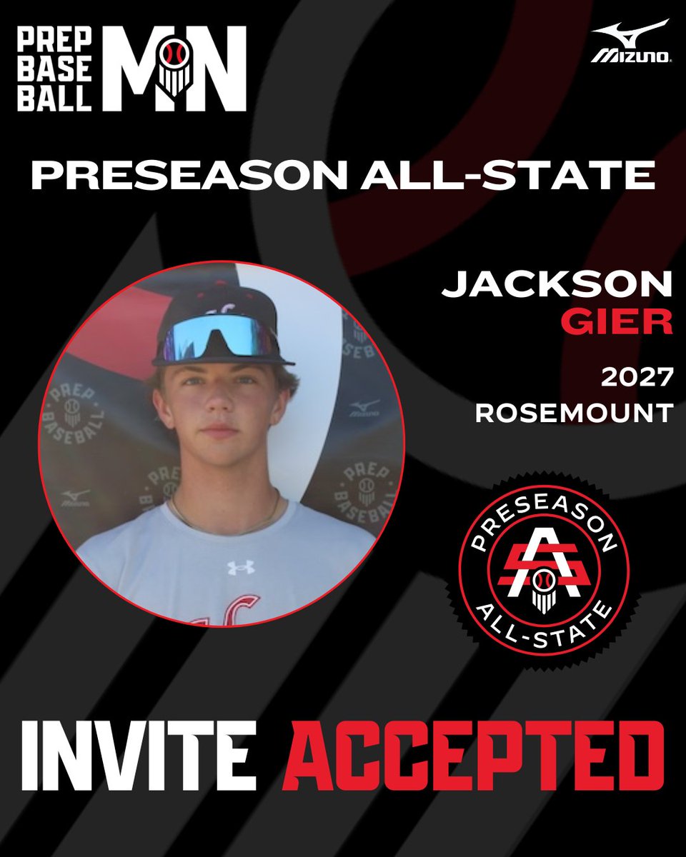 Prep Baseball Minnesota (@prepbaseballmn) on Twitter photo ππππ πππππππππ πππ-πππππ
ππ―π·πͺπ΅π¦π₯ ππ€π€π¦π±π΅π¦π₯ β
Jackson Gier | <a href="/JacksonGier08/">Jackson Gier</a>
βΎ SS/3B
π 2027
π <a href="/IrishBaseballMN/">Rosemount Baseball</a>
#MNPAS2025
π€ loom.ly/-YDrZ0A ππππ πππππππππ πππ-πππππ
ππ―π·πͺπ΅π¦π₯ ππ€π€π¦π±π΅π¦π₯ β
Jackson Gier | <a href="/JacksonGier08/">Jackson Gier</a>
βΎ SS/3B
π 2027
π <a href="/IrishBaseballMN/">Rosemount Baseball</a>
#MNPAS2025
π€ loom.ly/-YDrZ0A