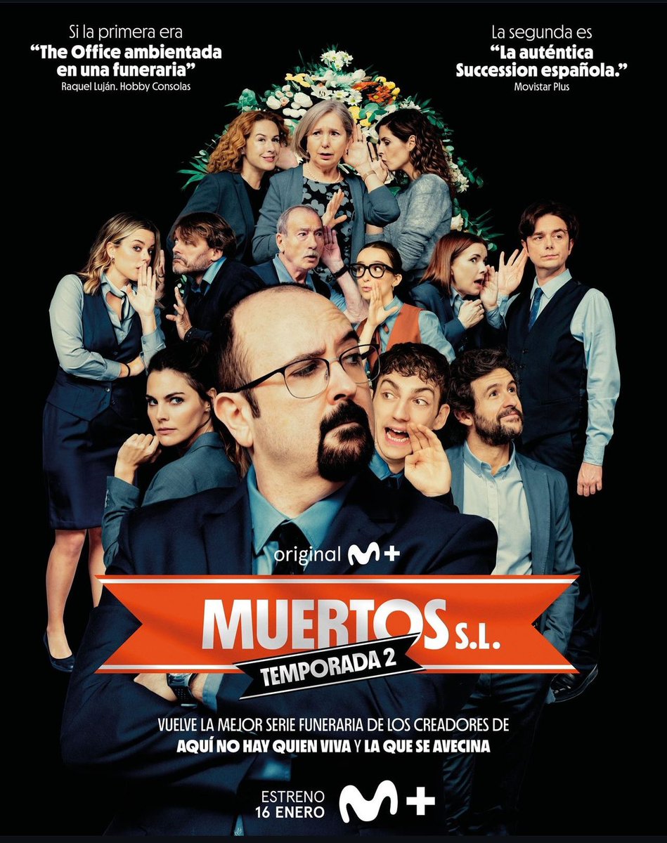 Más cine por favor🍿 (@elcinemefascine) on Twitter photo La segunda temporada de #MuertosSL me ha parecido incluso mejor que la primera. Diálogos ingeniosos, personajes muy divertidos y unas tramas tan surrealistas, que te tronchas con ellas. Y todo ello fruto del inagotable ingenio de <a href="/alber_caballero/">Alberto Caballero</a> y <a href="/LauraCaballero_/">Laura Caballero</a>. Queremos más. La segunda temporada de #MuertosSL me ha parecido incluso mejor que la primera. Diálogos ingeniosos, personajes muy divertidos y unas tramas tan surrealistas, que te tronchas con ellas. Y todo ello fruto del inagotable ingenio de <a href="/alber_caballero/">Alberto Caballero</a> y <a href="/LauraCaballero_/">Laura Caballero</a>. Queremos más.