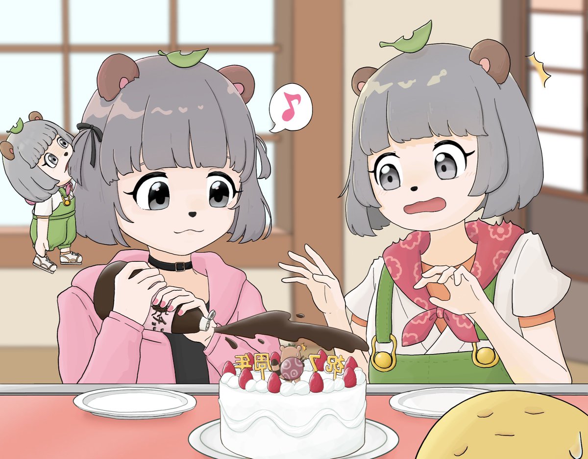 お誕生日おめでとう〜！大好き！はぴば！🥳🎉🎉
 #ぽこあーと  #ぽんぽこ生誕祭2025