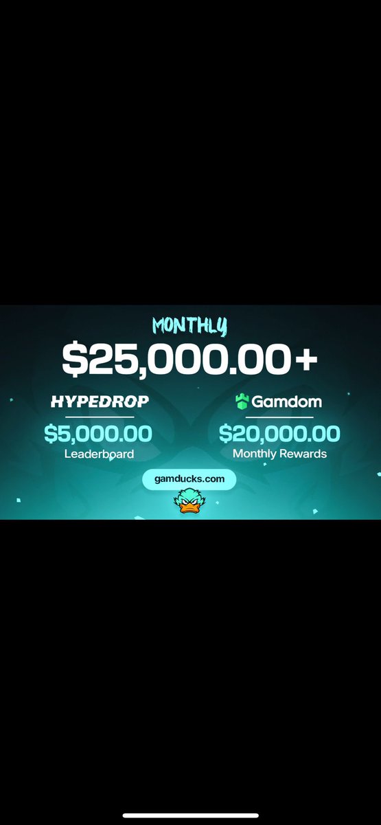🎉 $50 GIVEAWAY ALERT 🎉

➡️ Follow <a href="/gamducks/">GamDucks</a> 
➡️ Like + retweet
➡️ Tag 2 friends 

A huge congrats to everyone who participated in the January rewards! 🏆✨

We’re running the same awesome rewards for this month! 🙌🎁

👉 Check out all the amazing rewards at