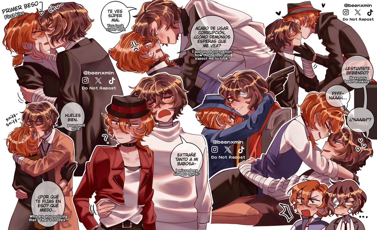 Tardé mucho dibujando esto 😔

#soukoku #chuuya #dazai #bsd #fanart