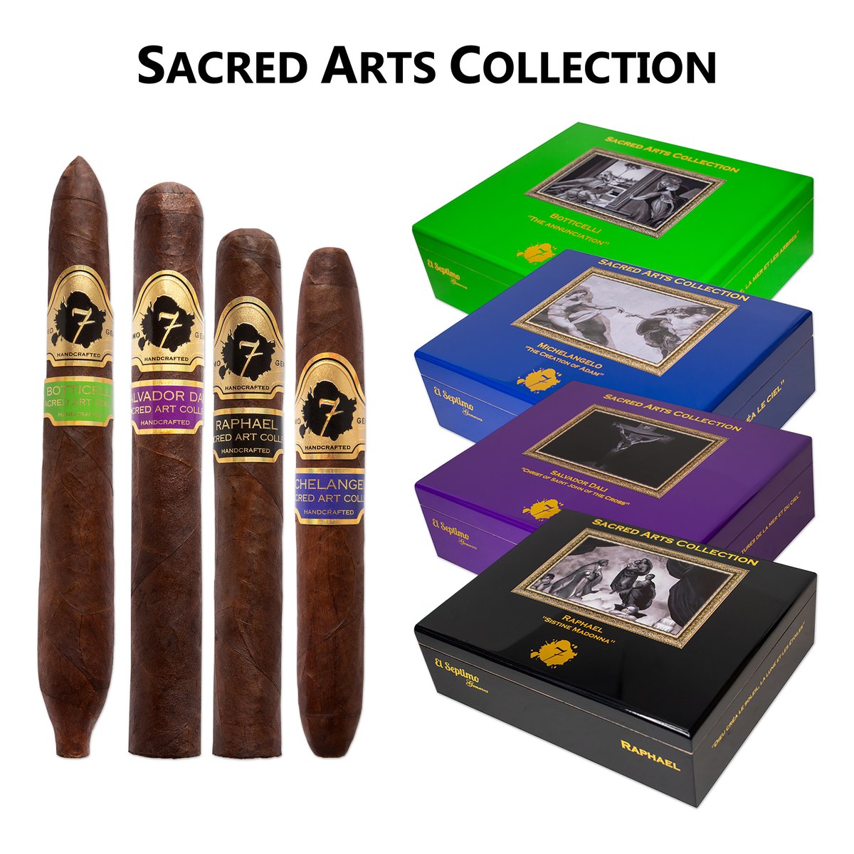 MilanTobacco's tweet photo. February's featured cigars are El Septimo's Sacred Arts Collection ~ specially priced all month. These luxury cigars are medium-bodied, nuanced, full-flavored masterpieces, so spoil yourself a bit while they're on sale! 💨
https://t.co/AyBLqa437l
#CigarsOnSale #ElSeptimoCigars https://t.co/edAuNBkBJb