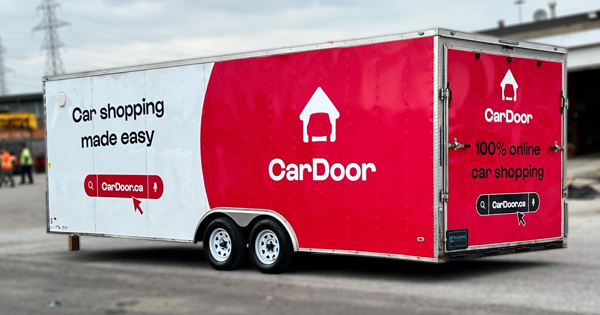 BrandingCentres's tweet image. CarDoor’s bold red trailer wrap is a showstopper! High-impact branding that grabs attention on the road.

Want your vehicle to stand out? Let’s make it happen! 

Contact us today! 📩 

l8r.it/mBes

#CarDoor #TrailerWrap #VehicleWrap #FleetBranding #BrandingCentres
