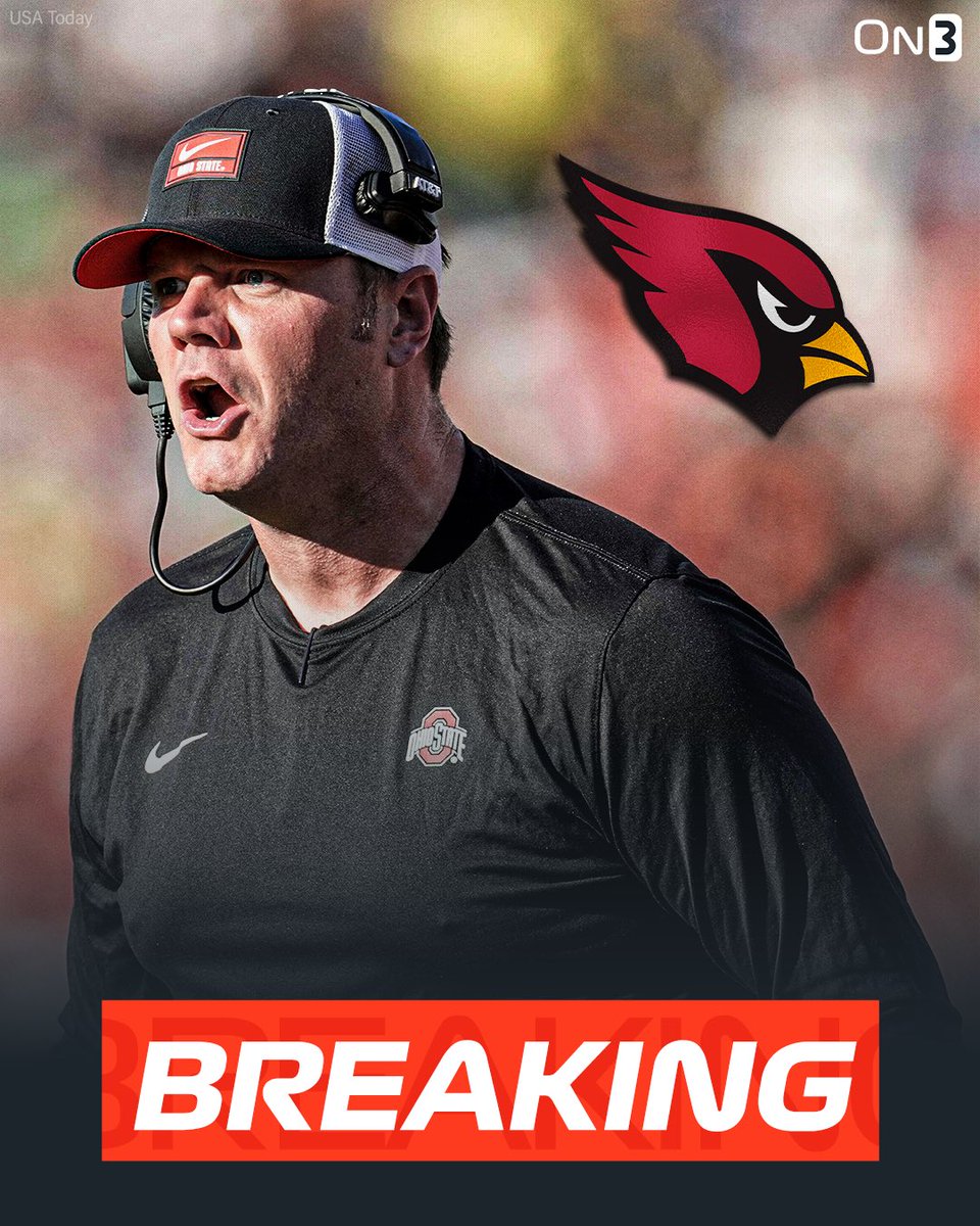 On3sports's tweet image. BREAKING: Ohio State OL coach Justin Frye is expected to take the Arizona Cardinals OL job, @PeteNakos_ reports.

on3.com/college/ohio-s…