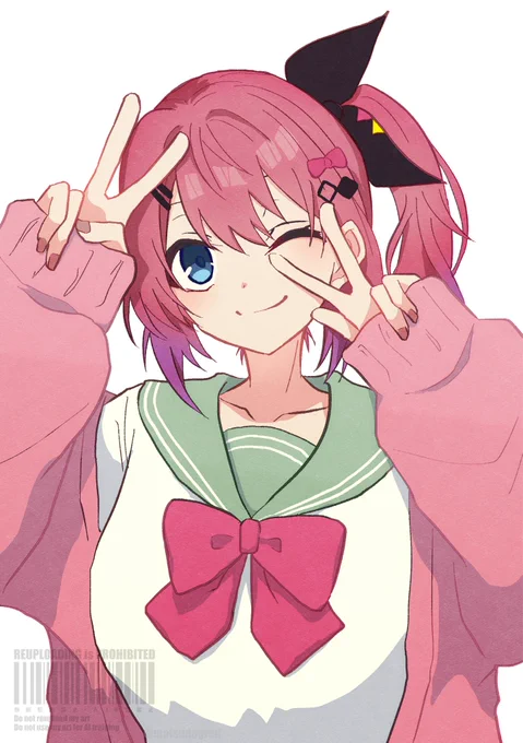 #もちめるあーとセーラー服 