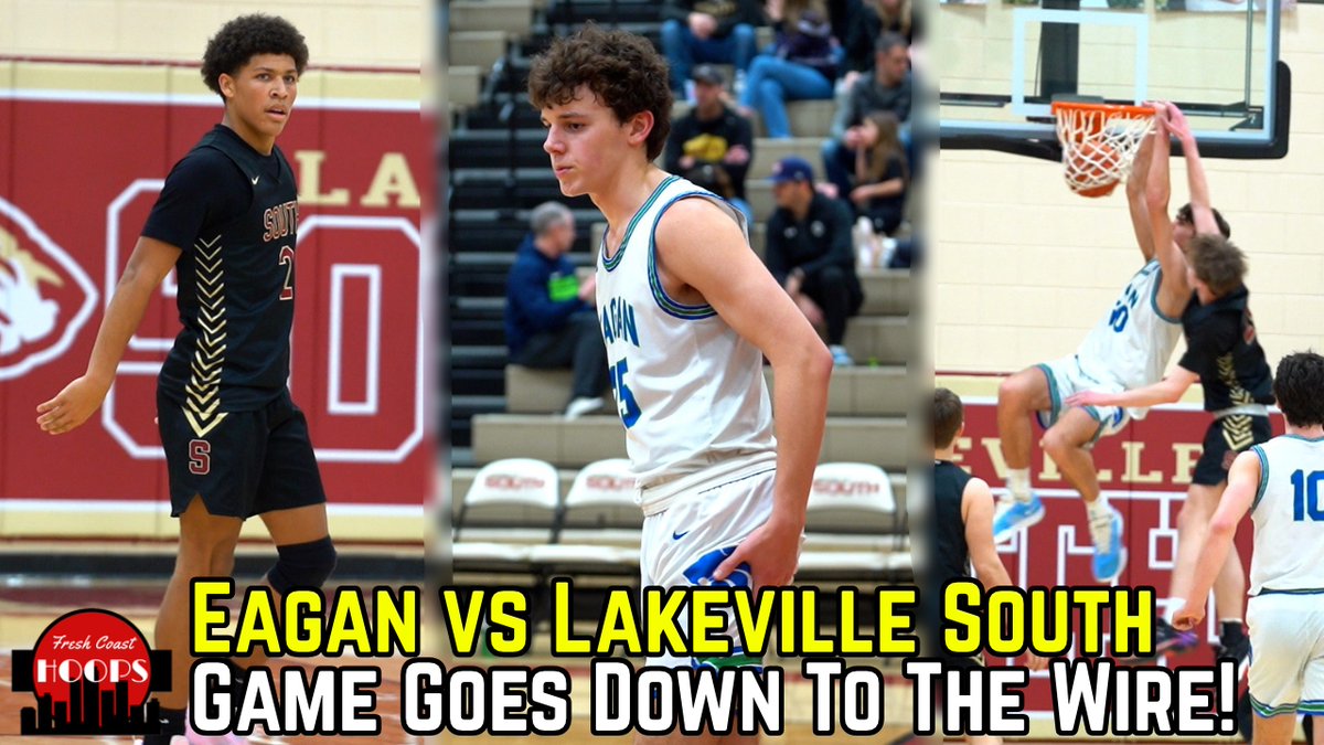 Fresh Coast Hoops (@freshcoasthoops) on Twitter photo New Video!
Eagan vs Lakeville South Goes Down To The Wire! Full Game Highlights
Full video: youtube.com/watch?v=8lUSTJ… New Video!
Eagan vs Lakeville South Goes Down To The Wire! Full Game Highlights
Full video: youtube.com/watch?v=8lUSTJ…