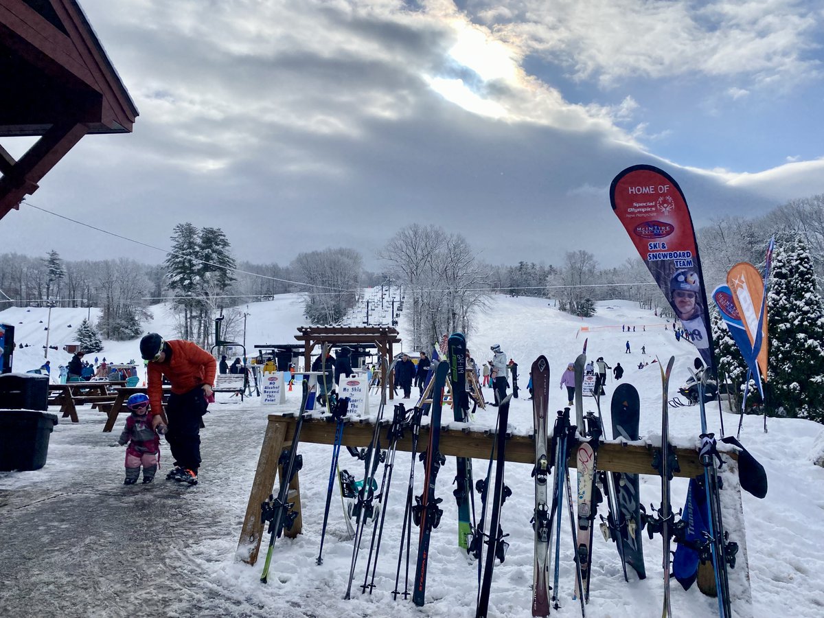 Someone shook up the snow globe &amp; dropped 4" of new snow overnight! It's a picture perfect winter wonderland today. Time to join us on the slopes of Manchester's Winter Playground this Sat, Feb 1. We’re open 9am-9pm for day &amp; night skiing, lessons, rentals, and snow tubing!