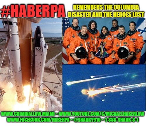 sharky910's tweet image. Today, 02/01/25, marks the 22nd anniversary of the catastrophic demise of #NASA #SpaceShuttleColumbia &amp;amp; the tragic loss of it&apos;s 7 brave crew members. For more pls read #HaberPA&apos;s tribute / sad remembrance / quasi-#PSAOFTheDay @ facebook.com/Miami.Criminal…
