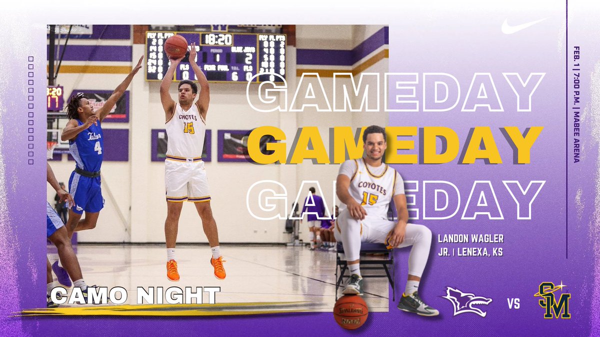 Hunting the Spires 

🆚 Saint Mary 
⏰ 7:00 P.M.
📍 Mabee Arena
📺 KCAC Network 

🐺🤘🏽

#RollYotes #NAIAHoops