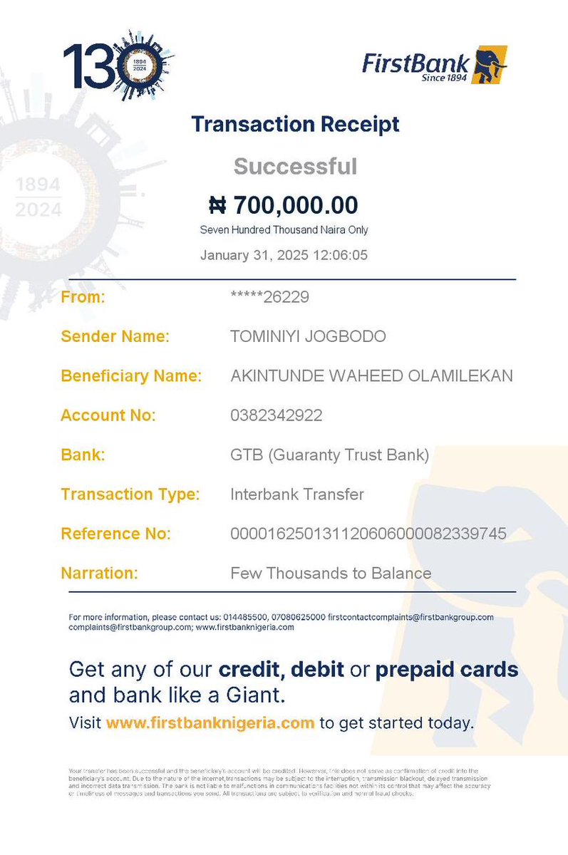 Tbimbs18's tweet photo. @cenbank @gtbank_help @FirstBankngr pls I made a mistake sending 700k to an account and the phone no attached to the account isn't picking up since he got the money. https://t.co/t9c6Rybfgz