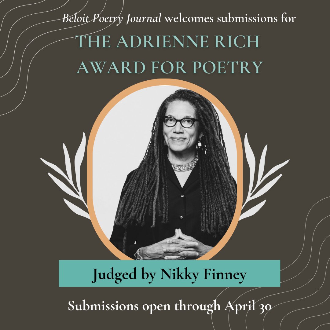 The 2025 Adrienne Rich Award is open for submissions TODAY through April 30. Prize includes publication and $1,500 for a single poem. Can’t wait to read your electrifying work! bpj.org/submit/rich-aw…